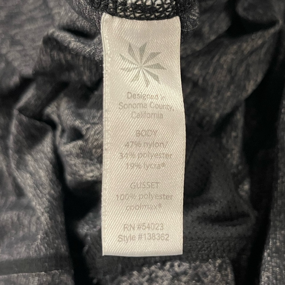 Athleta Dark Gray Heathered Leggings - Picture 6 of 6